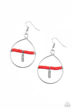 Load image into Gallery viewer, Paparazzi Free Bird Freedom - Red Earring
