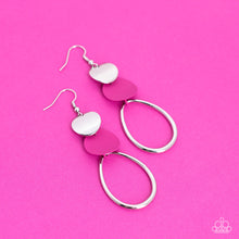 Load image into Gallery viewer, Paparazzi - Retro Reception - Pink Earring
