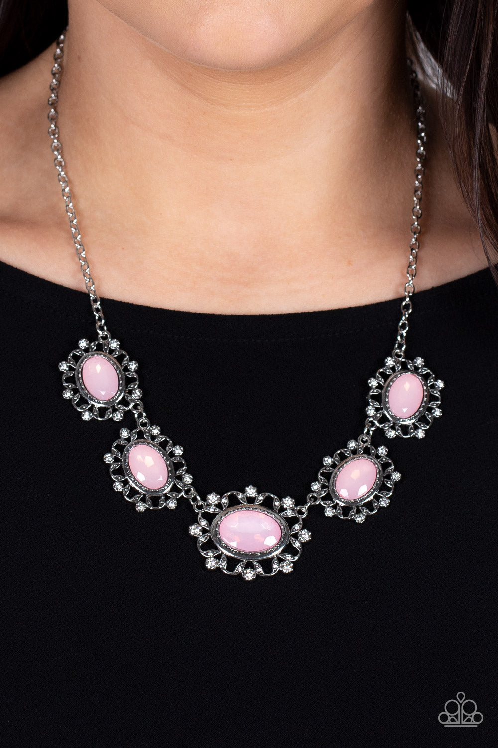 Paparazzi - Meadow Wedding - Pink Necklace