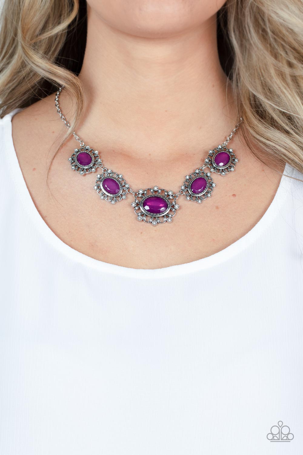 Paparazzi - Meadow Wedding - Purple Necklace