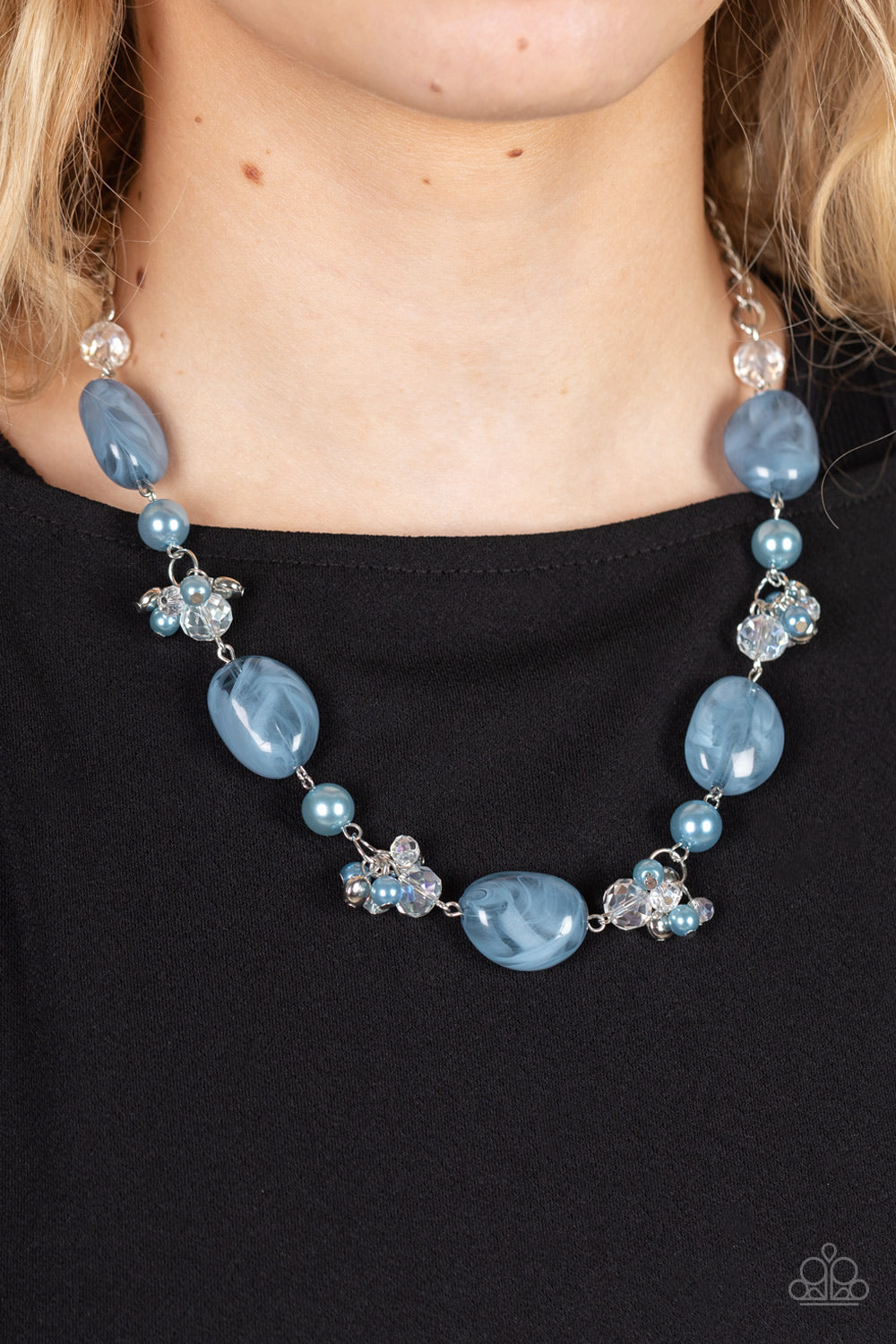 Paparazzi - The Top TENACIOUS - Blue Necklace