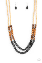 Load image into Gallery viewer, Paparazzi - Bermuda Bellhop - Black Necklace
