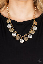 Load image into Gallery viewer, Paparazzi - Spot On Sparkle - Gold Necklace
