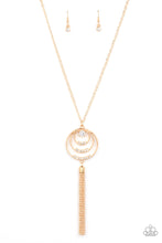 Load image into Gallery viewer, Paparazzi - Spiraling Sparkle - Gold Necklace
