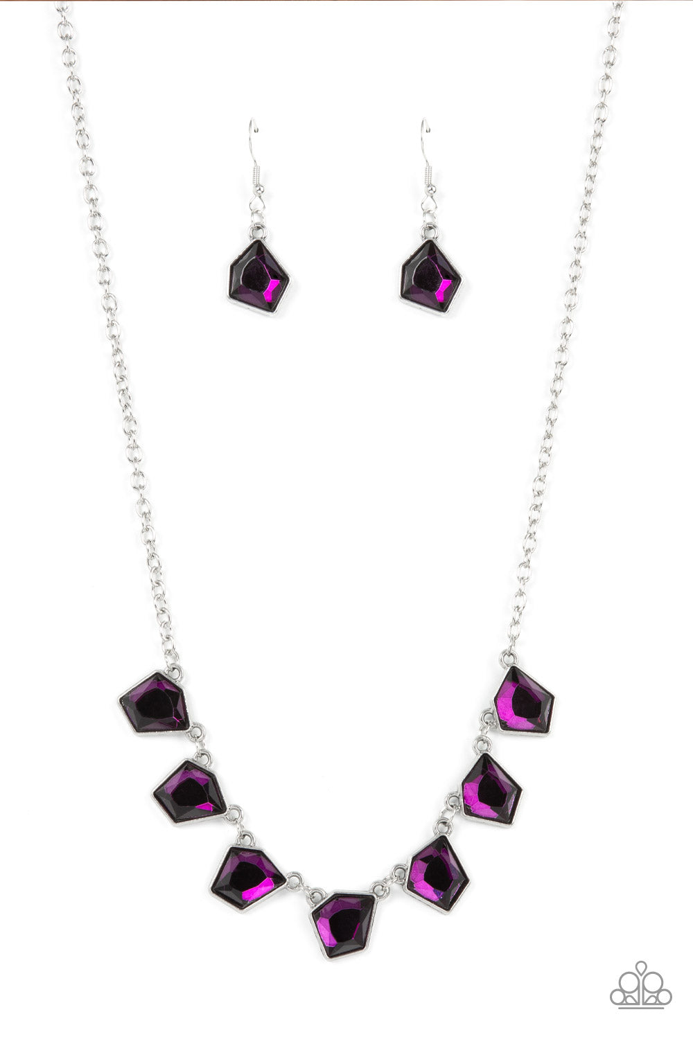 Paparazzi - Experimental Edge - Purple Necklace