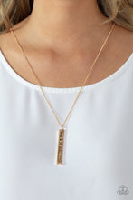 Load image into Gallery viewer, Paparazzi - Matt 7:7 - Gold Necklace
