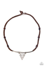 Load image into Gallery viewer, Paparazzi - Arrowed Admiral - Brown Necklace
