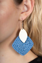 Load image into Gallery viewer, Paparazzi - Sabbatical WEAVE - Blue Earring
