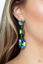 Load image into Gallery viewer, Paparazzi - Extra Envious - Green Earring
