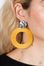 Load image into Gallery viewer, Paparazzi - Strategically Sassy - Yellow Earring
