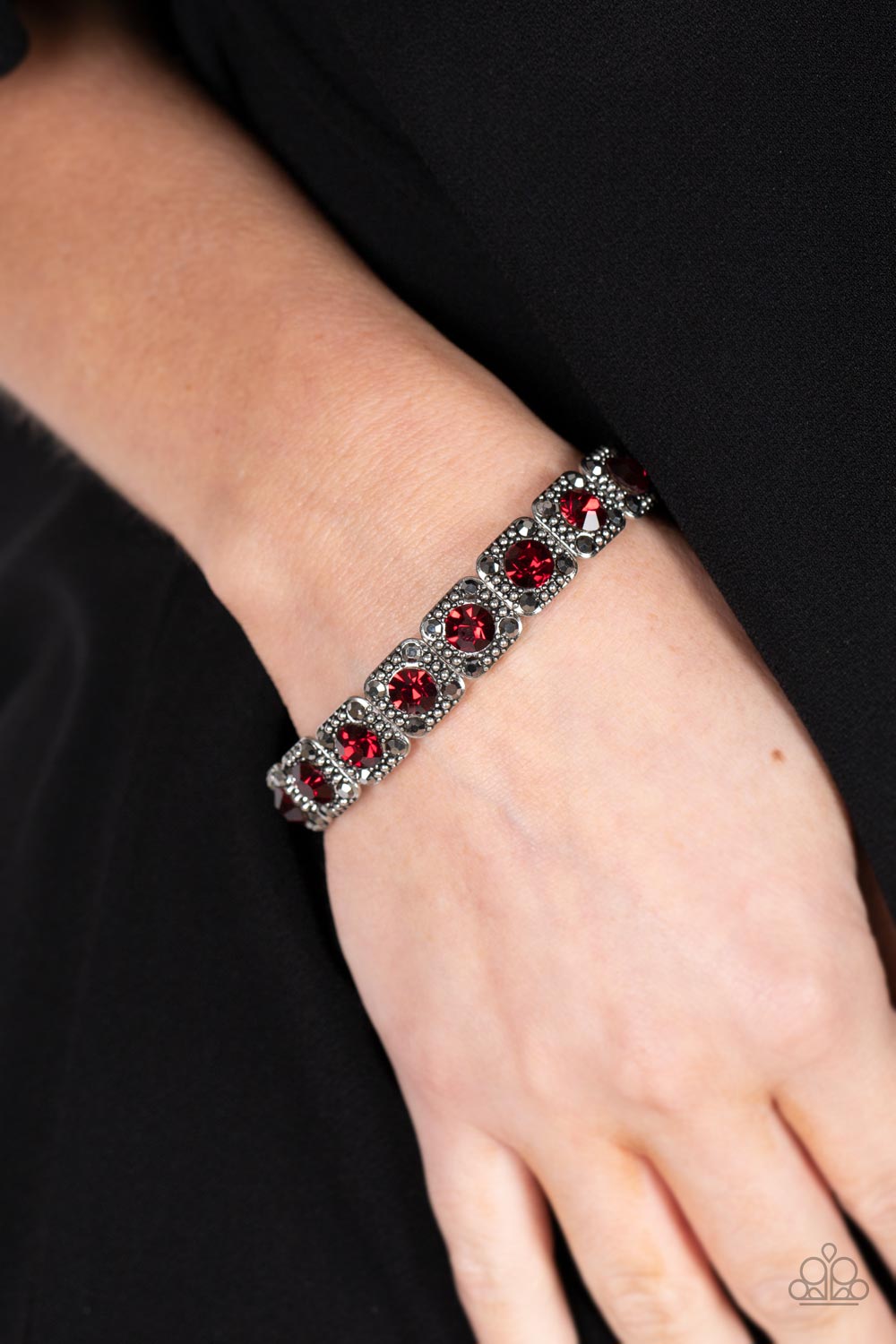 Paparazzi - Cache Commodity - Red Bracelet