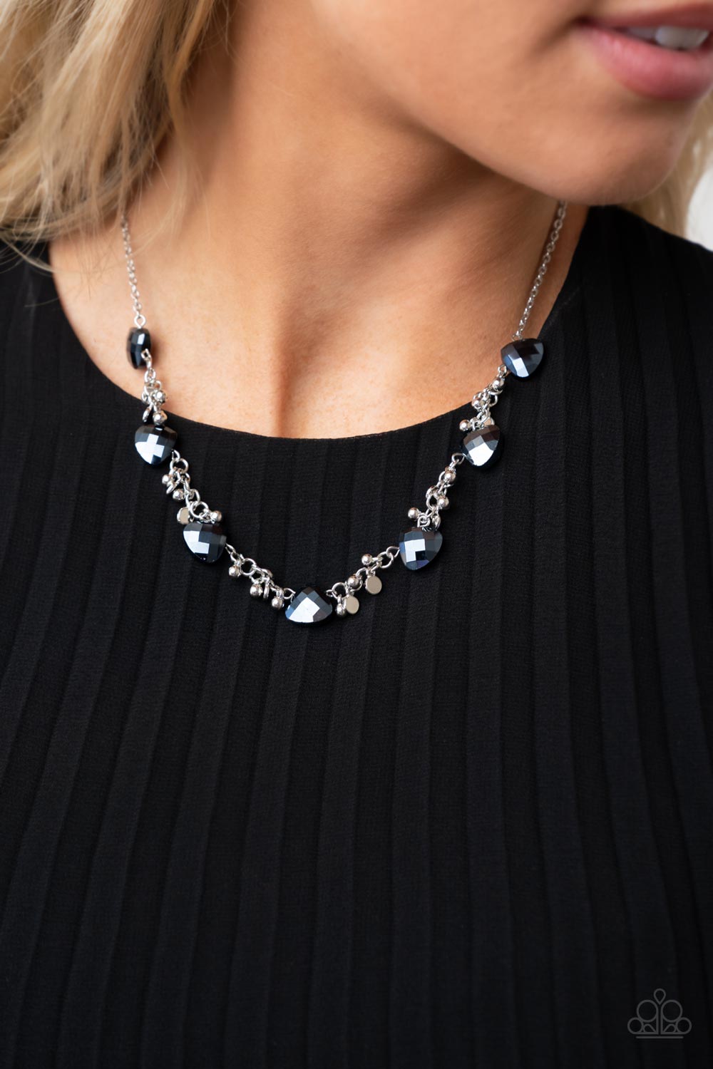 Paparazzi - Sassy Super Nova - Blue Necklace