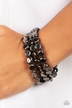 Load image into Gallery viewer, Paparazzi - HAUTE Stone - Black Bracelet
