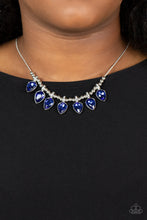 Load image into Gallery viewer, Paparazzi - Crown Jewel Couture - Blue Necklace
