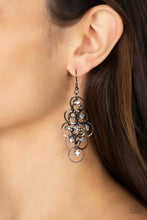 Load image into Gallery viewer, Paparazzi - Head Rush - Black Earring
