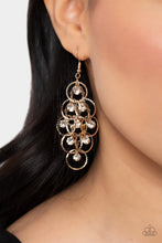 Load image into Gallery viewer, Paparazzi - Head Rush - Gold Earring
