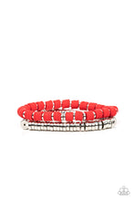 Load image into Gallery viewer, Paparazzi Catalina Marina - Red Bracelet
