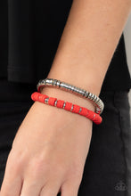 Load image into Gallery viewer, Paparazzi Catalina Marina - Red Bracelet
