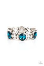 Load image into Gallery viewer, Paparazzi - Devoted to Drama - Blue Bracelet
