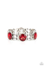 Load image into Gallery viewer, Paparazzi - Devoted to Drama - Red Bracelet
