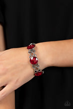 Load image into Gallery viewer, Paparazzi - Devoted to Drama - Red Bracelet
