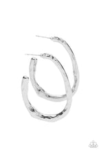 Load image into Gallery viewer, Paparazzi - WARPED Speed - Silver Earring
