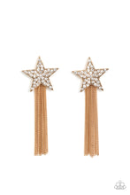 Load image into Gallery viewer, Paparazzi - Superstar Solo - Gold Earring
