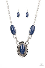 Load image into Gallery viewer, Paparazzi - Count to TENACIOUS - Blue Necklace
