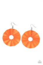 Load image into Gallery viewer, Paparazzi - Fan the Breeze - Orange Earring

