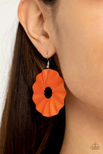 Load image into Gallery viewer, Paparazzi - Fan the Breeze - Orange Earring
