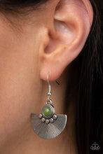 Load image into Gallery viewer, Paparazzi - Manifesting Magic - Green Earring
