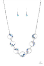 Load image into Gallery viewer, Paparazzi - Blissfully Bubbly - Blue Necklace
