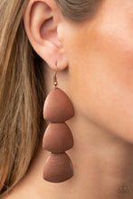 Load image into Gallery viewer, Paparazzi - Modishly Metallic - Copper Earring
