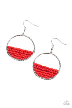 Load image into Gallery viewer, Paparazzi - Head-Over-Horizons - Red Earring
