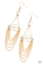 Load image into Gallery viewer, Paparazzi - Ethereally Extravagant - Gold Earring
