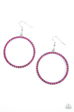 Load image into Gallery viewer, Paparazzi - Head-Turning Halo - Pink Earring
