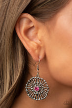 Load image into Gallery viewer, Paparazzi - Tangible Twinkle - Pink Earrings
