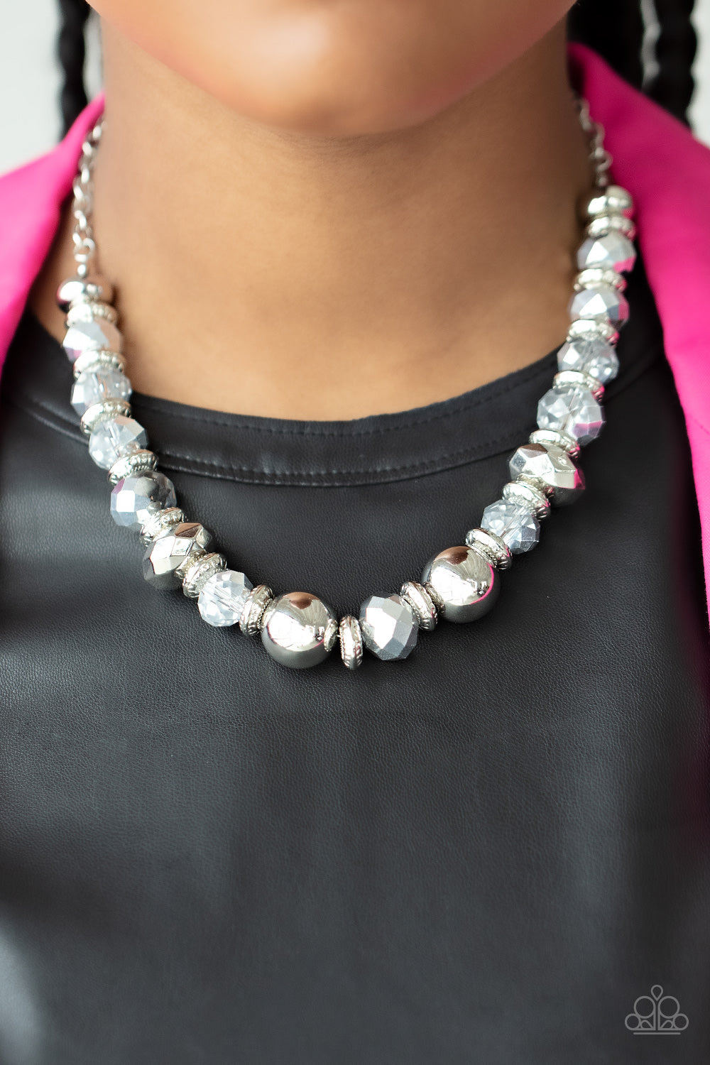 Paparazzi - Interstellar Influencer - Silver Necklace