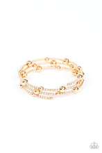 Load image into Gallery viewer, Paparazzi - Spontaneous Shimmer - Gold Bracelet
