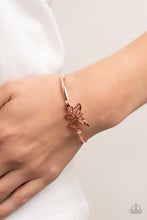 Load image into Gallery viewer, Paparazzi - Did I FLUTTER? - Copper Bracelet
