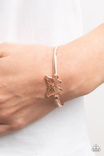 Load image into Gallery viewer, Paparazzi - Did I FLUTTER? - Rose Gold Bracelet
