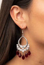 Load image into Gallery viewer, Paparazzi - Famous Fashionista - Red Earring
