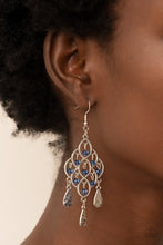 Load image into Gallery viewer, Paparazzi - Sentimental Shimmer - Blue Earring
