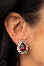 Load image into Gallery viewer, Paparazzi - Haute Happy Hour - Red Earring
