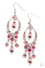 Load image into Gallery viewer, Paparazzi - Sophisticated Starlet - Pink Earring
