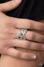 Load image into Gallery viewer, Paparazzi - Triple Threat Twinkle - Silver Ring
