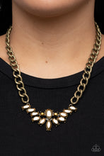 Load image into Gallery viewer, Paparazzi - Come at Me - Brass Necklace
