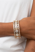 Load image into Gallery viewer, Paparazzi - Ultra Upscale - Gold Bracelet
