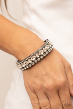 Load image into Gallery viewer, Paparazzi - Mega Megawatt - Black Bracelet
