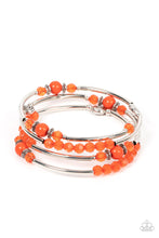 Load image into Gallery viewer, Paparazzi - Whimsically Whirly - Orange Bracelet
